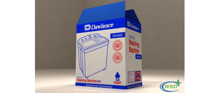 彩色印刷(shua)洗衣機包(bao)裝箱